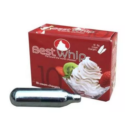 Capsulas 10 cargas de gas N2o para Sifón de crema