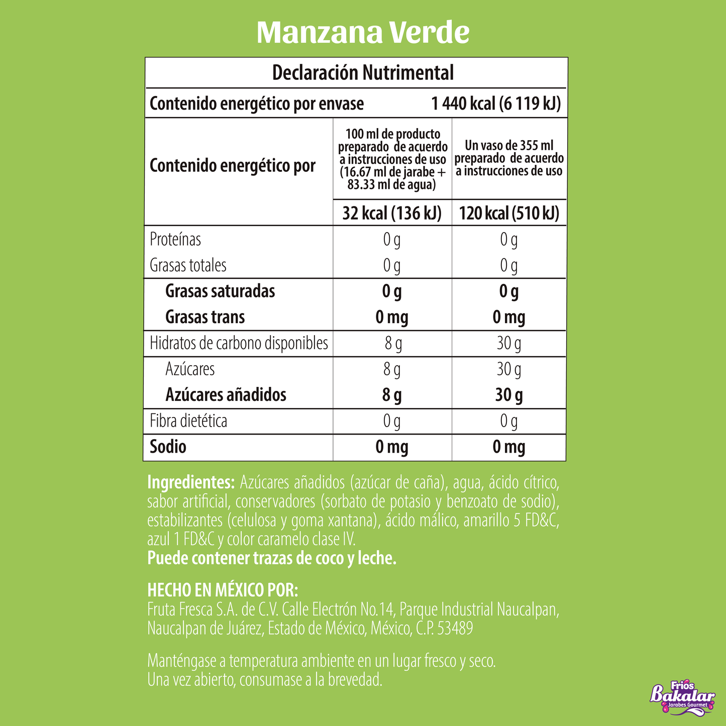 Manzana verde 750 ml
