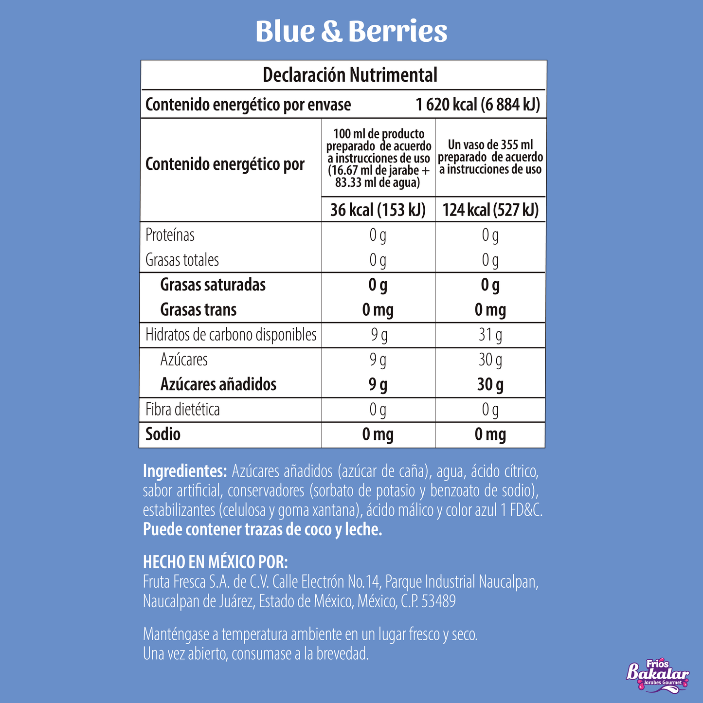 Blue & Berries 750 ml