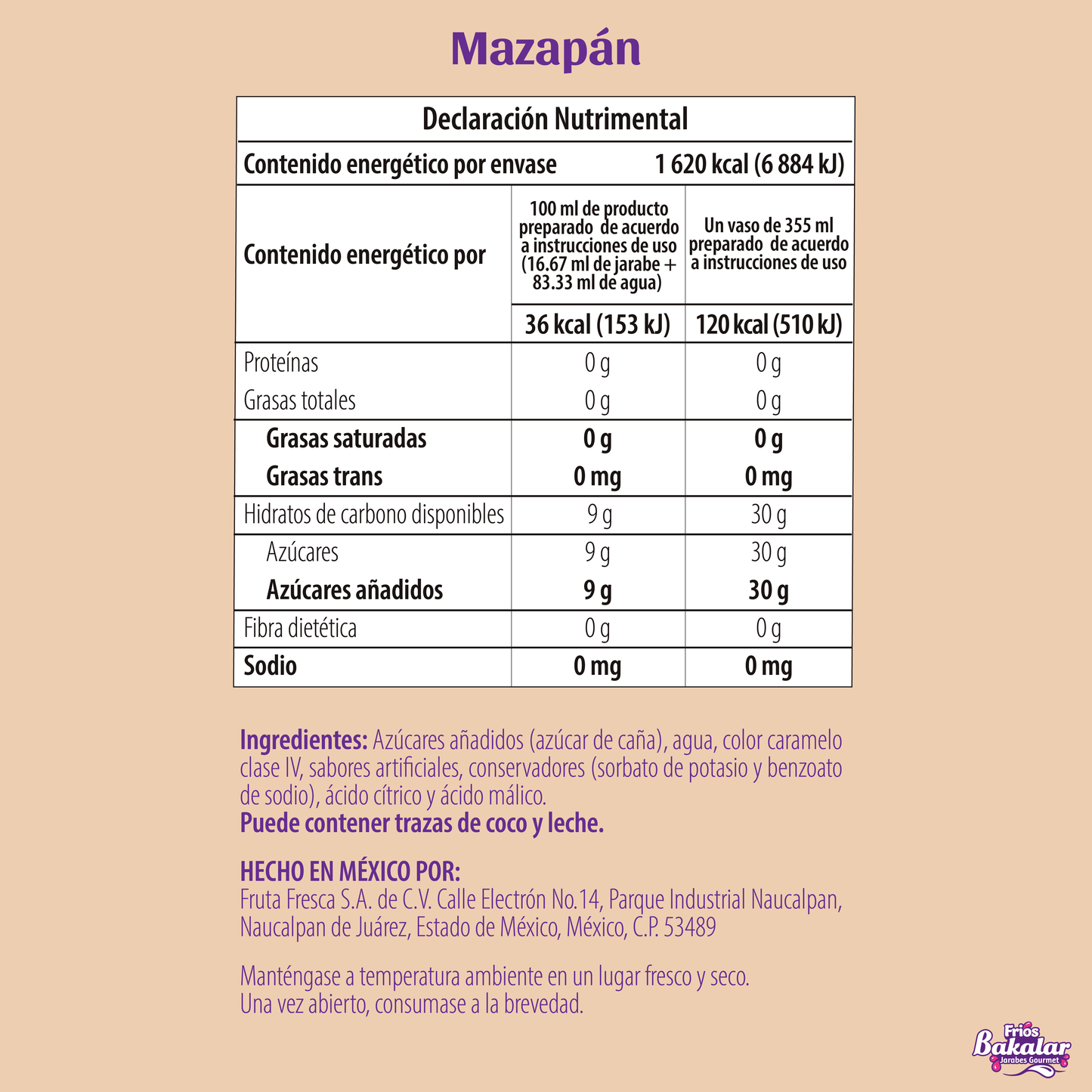 Mazapán 750 ml