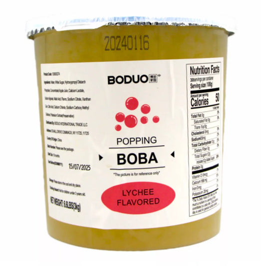 Popping Boba Perlas Explosivas Boduo Lychee 3kgs