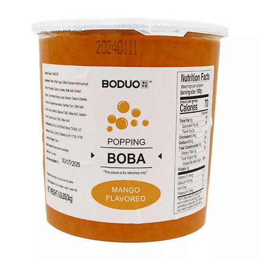 Popping Boba Perlas Explosivas Boduo Mango 3kgs
