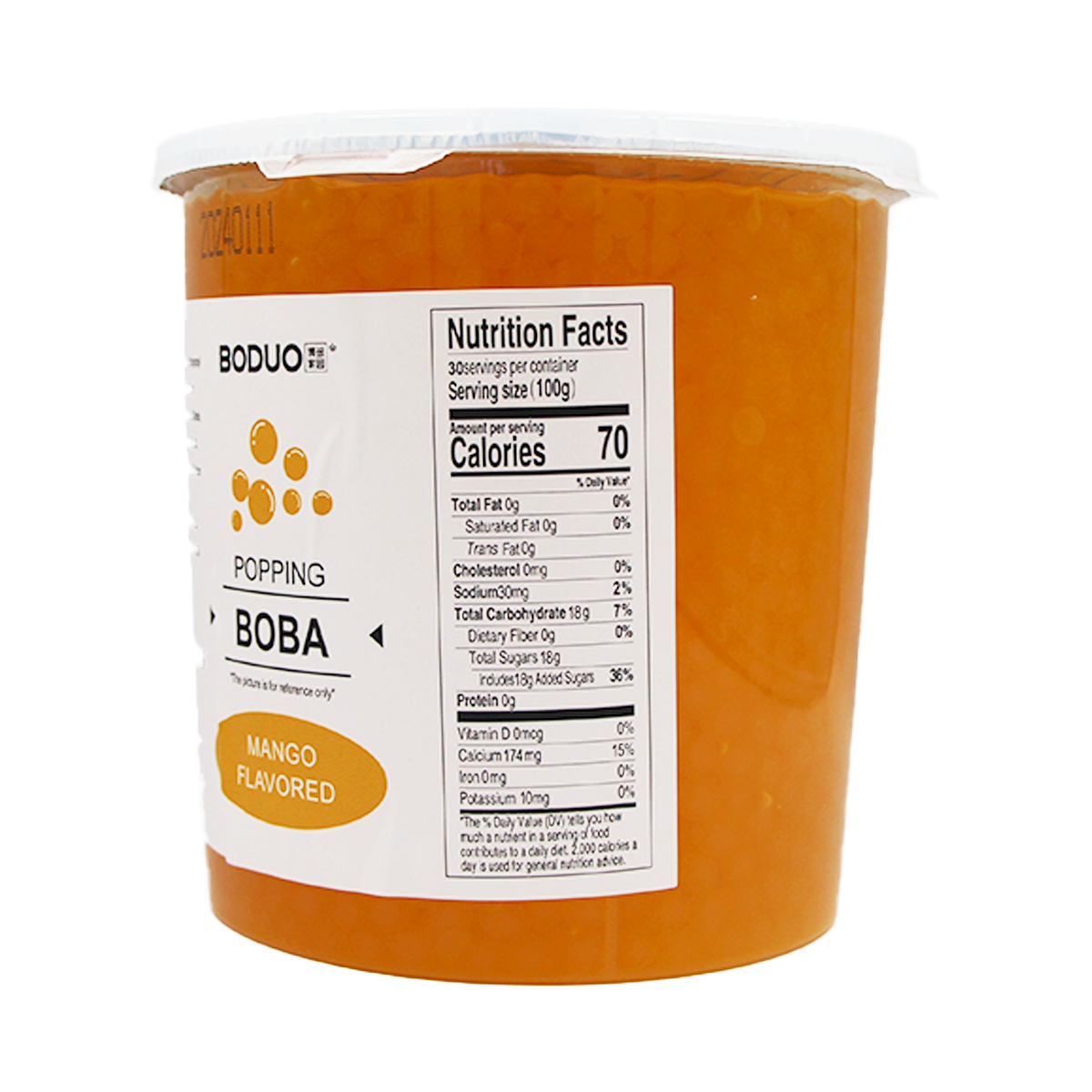 Popping Boba Perlas Explosivas Boduo Mango 3kgs