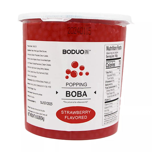 Popping Boba Perlas Explosivas Boduo Fresa 3kgs