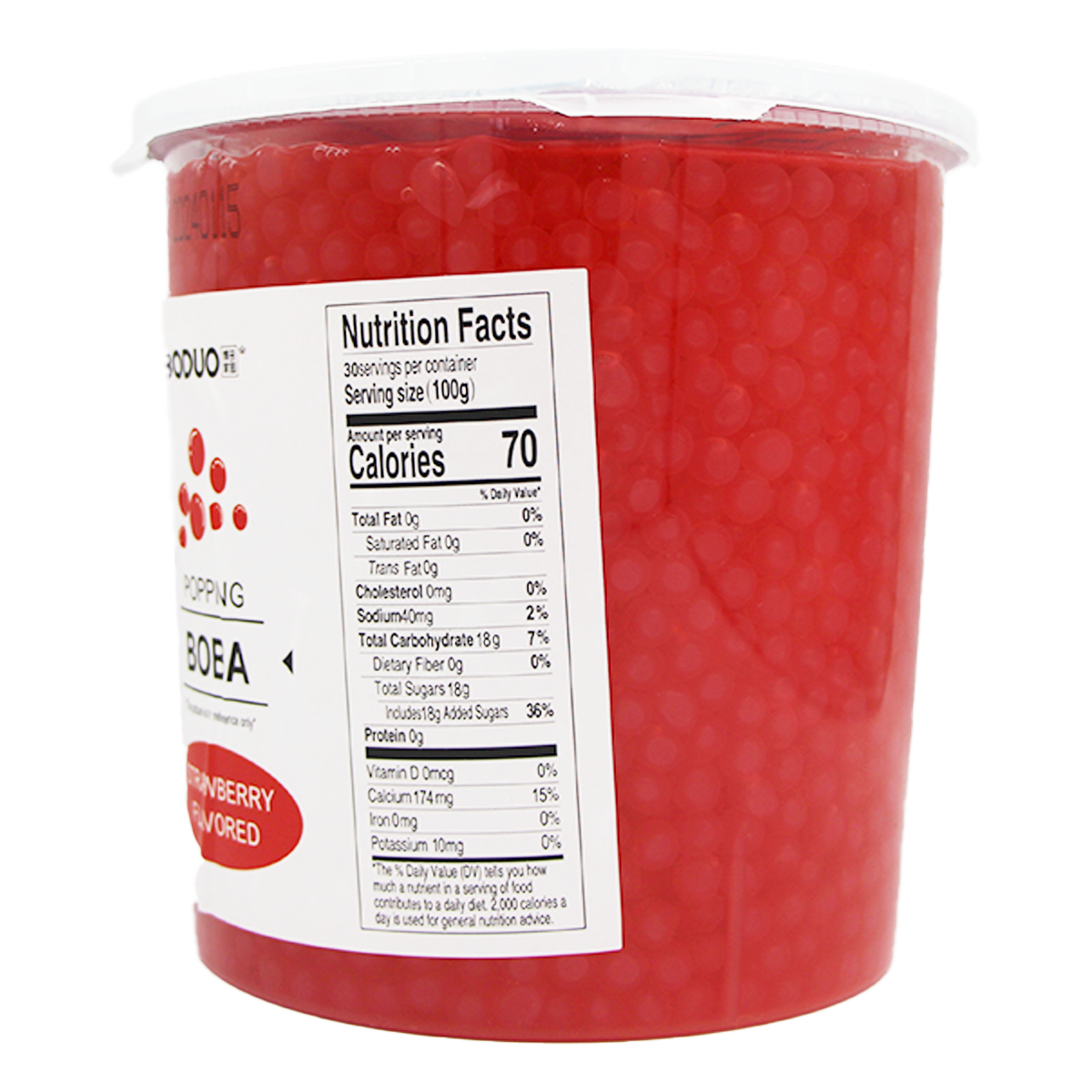 Popping Boba Perlas Explosivas Boduo Fresa 3kgs