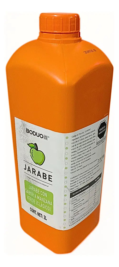 Jarabe Manzana Verde Boduo 2 Litros