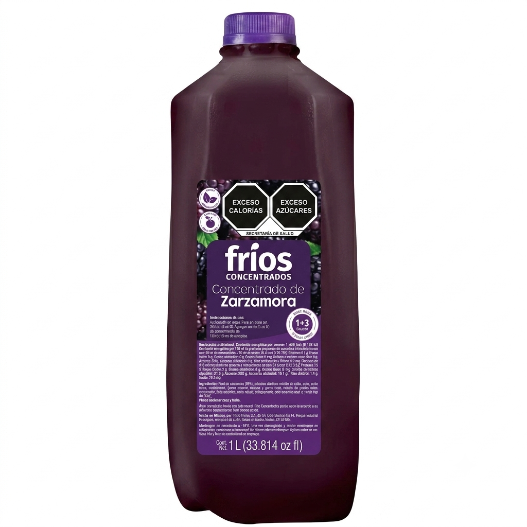 Concentrado Zarzamora Fríos 1 lt