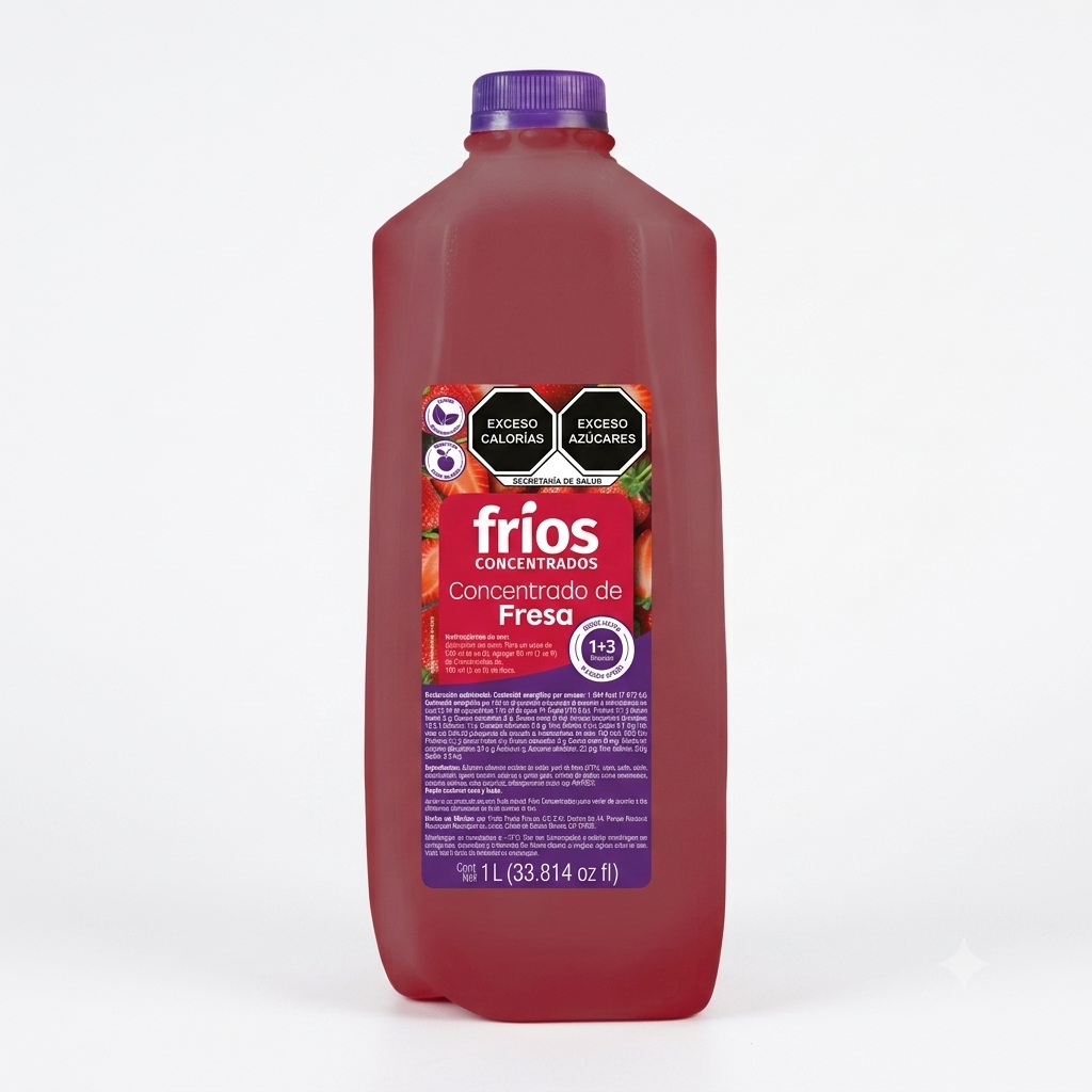 Concentrado Fresa Fríos 1 lt