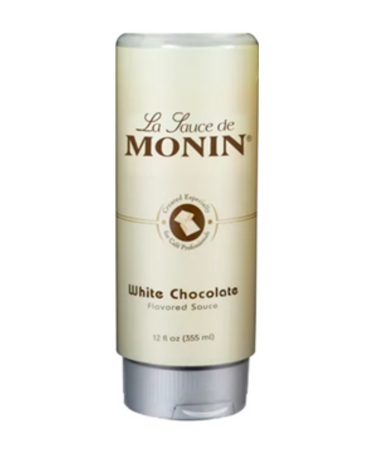 Salsa de chocolate blanco 355 ml.